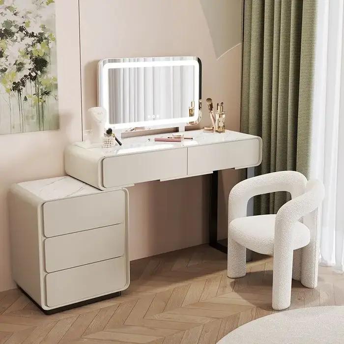 Commode de chambre à coucher en bois massif