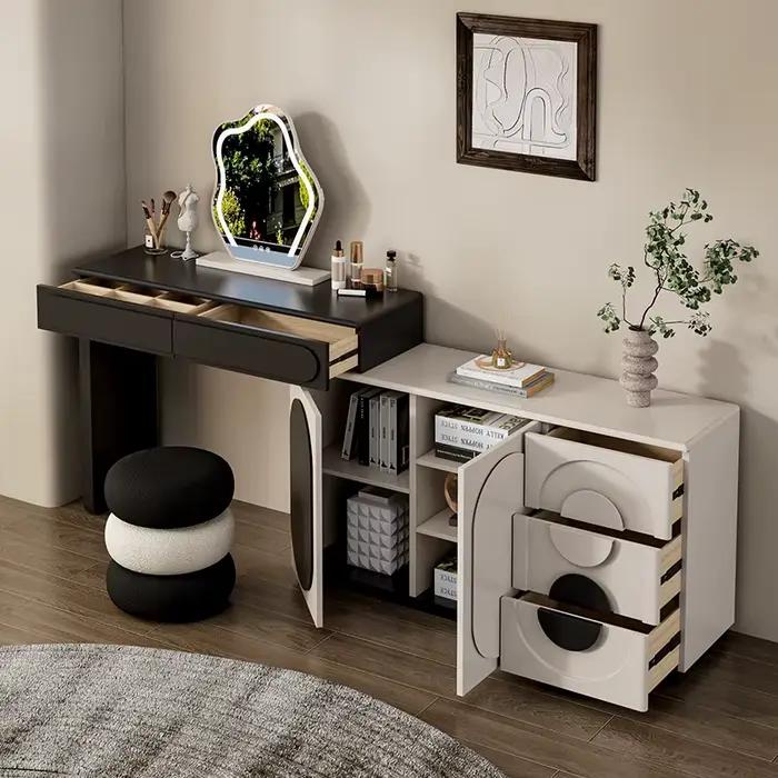 Table de toilette avec rangement