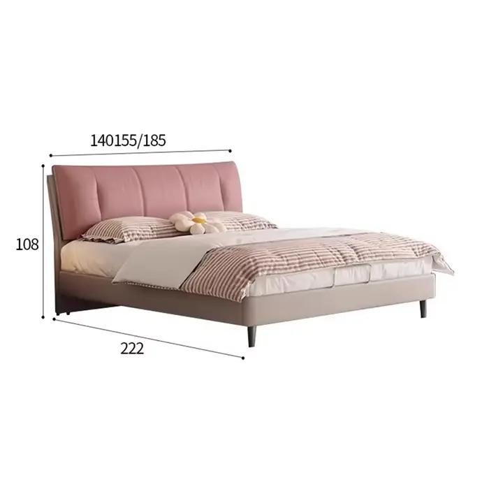 Lit fantaisie rembourré King Size