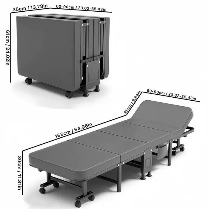 1 housse anti-poussière pour un lit pliant ou 1 lit pliant
