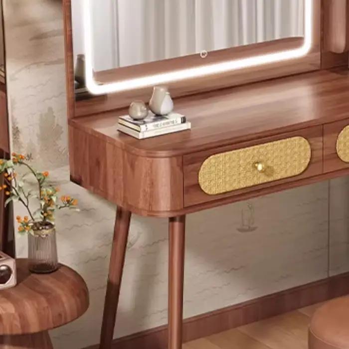 Table De vanité De luxe en rotin Tallboy Femme Unique esthétique Premium Table De vanité élégant cla