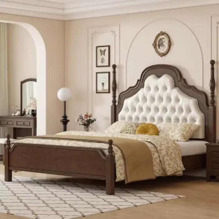 Lit esthétique Queen Size pour lecture