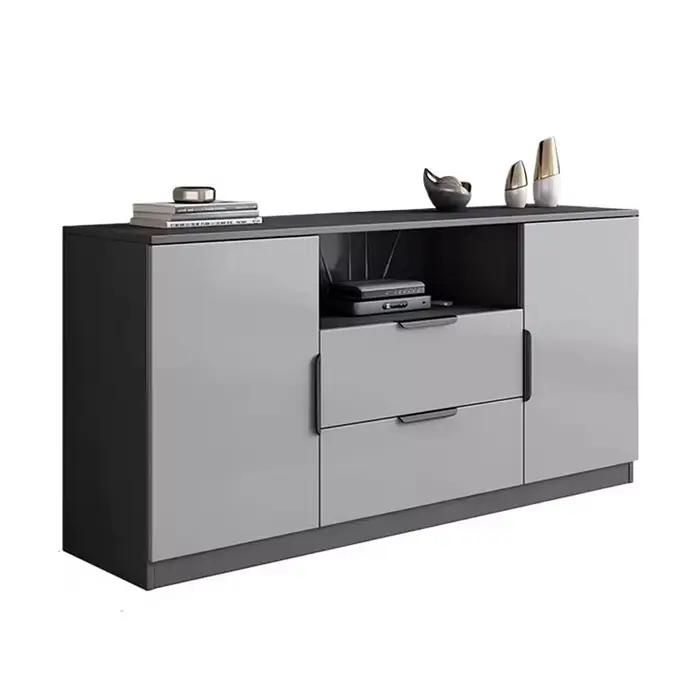 Meubles de salon de qualité supérieure : Armoires de rangement créatives crème