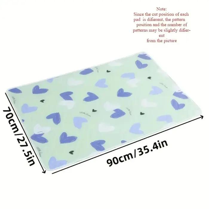 Coussin de protection de lit antidérapant lavable et réutilisable – Tapis de soin épais et durable en fibre de