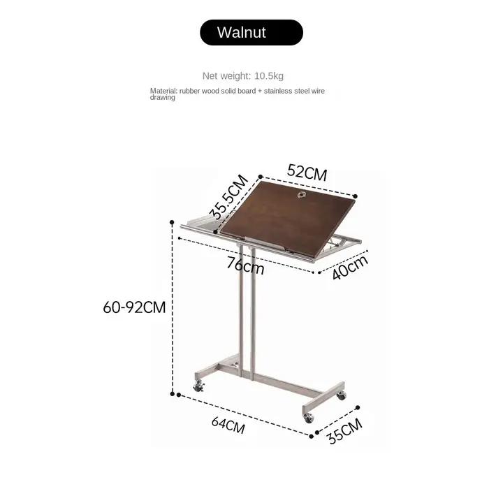 MOMO – chariot de rangement mobile médiéval en bois massif