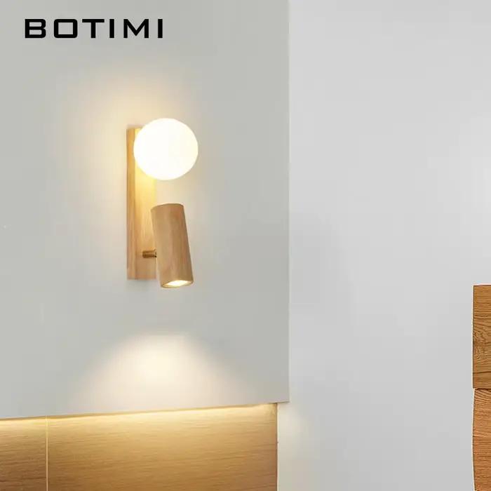 BOTIMI réglable en bois massif chevet applique moderne