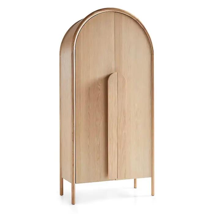 Armoire moderne pour salon, armoire mobile étroite intégrée, meubles de style nordique pour chambre