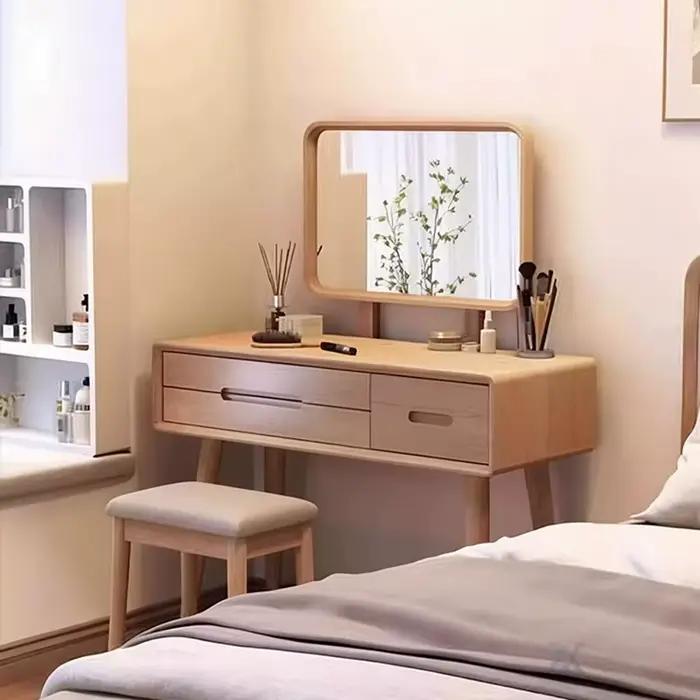 Table de toilette de luxe moderne pour chambre à coucher avec tiroirs de rangement