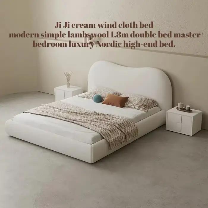 Lits de salon et de chambre italiens 180x200, lits de chambre au sol modernes japonais, lits jumeaux, lits queen, plateformes de rangement, ensemble complet de meubles