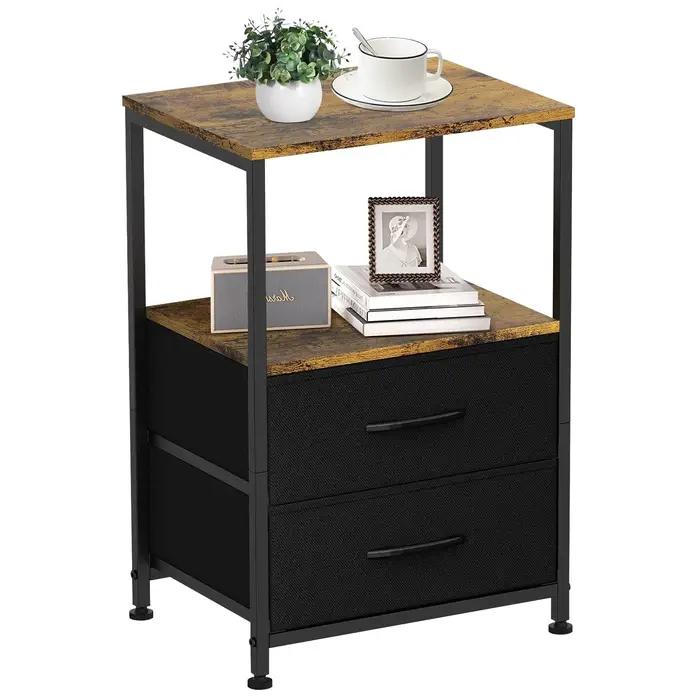 Table de oral et avec 2 Rangements en Tissu