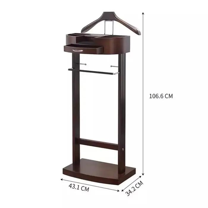 Porte-vêtements moderne pour chambre à coucher avec tiroir