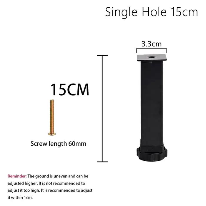 1 pièces nouveau 15-35cm pied de lit cadre en T pieds de Support rétractables