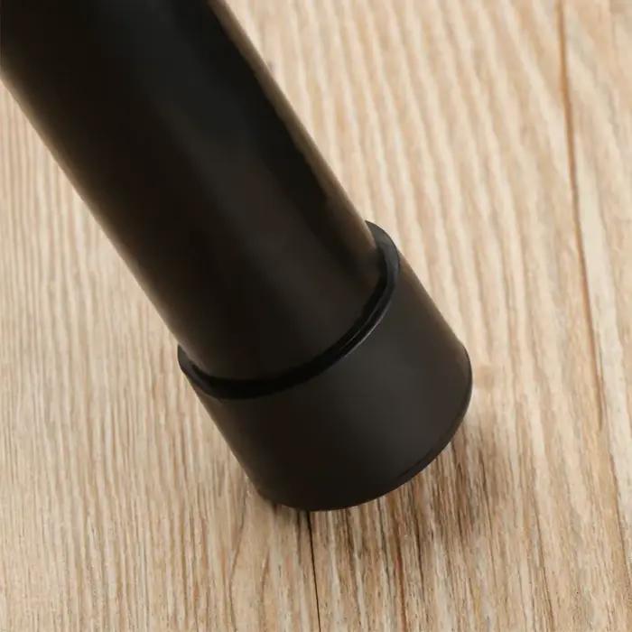 Couvre-pieds de chaise en PVC noir, nouveaux pieds de meubles à fond rond, coussinets en Silicone, c