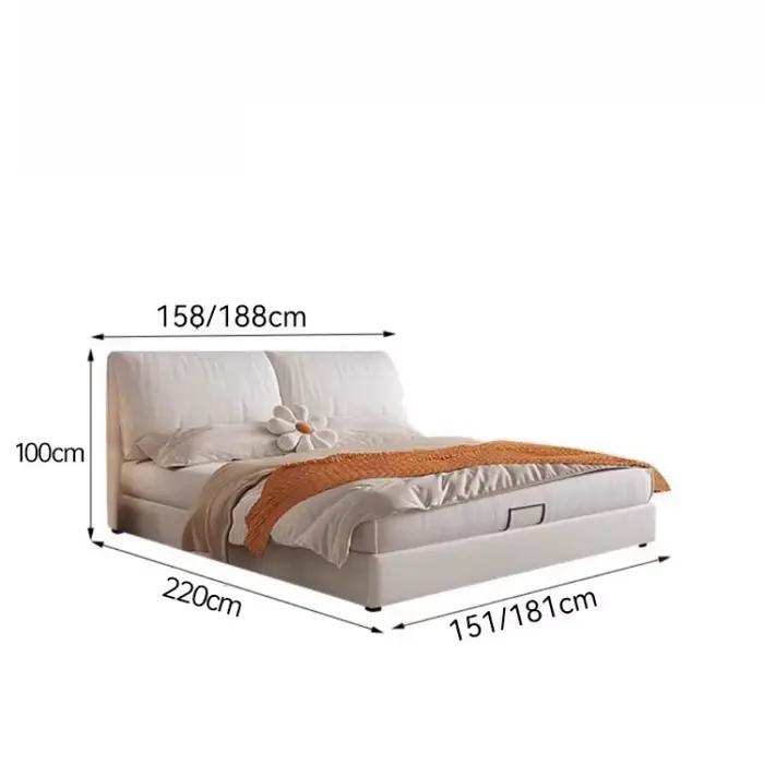 Cadre de lit King Size avec rangement intégré