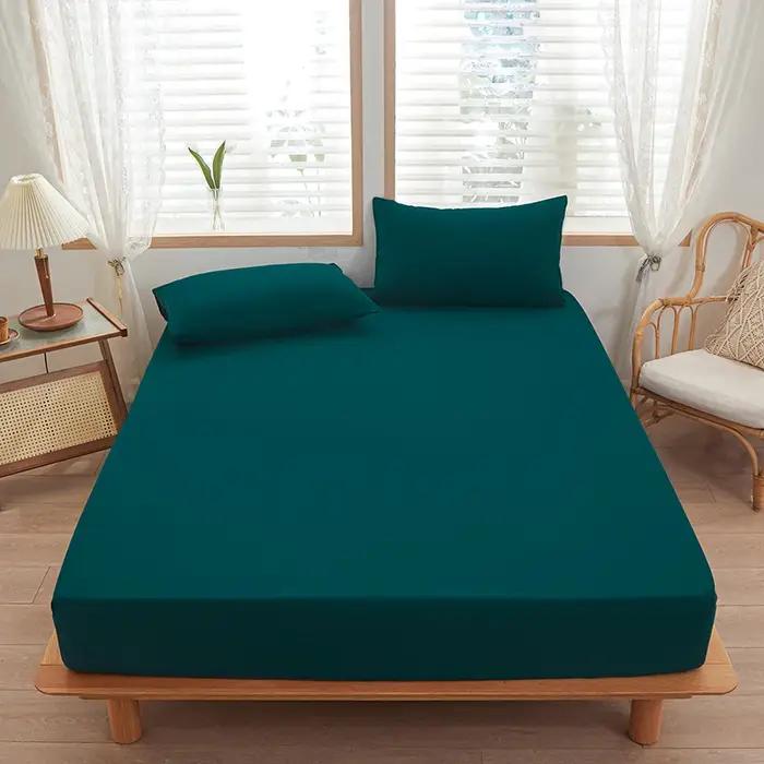 1 pièce de drap de lit de couleur unie pour chambre à coucher