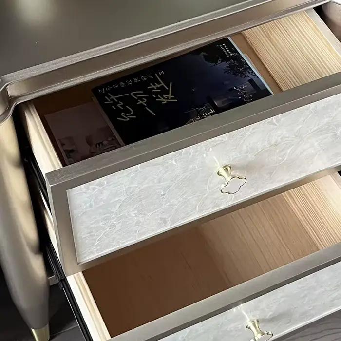 Tables De chevet Glam françaises modernes De luxe Premium beauté