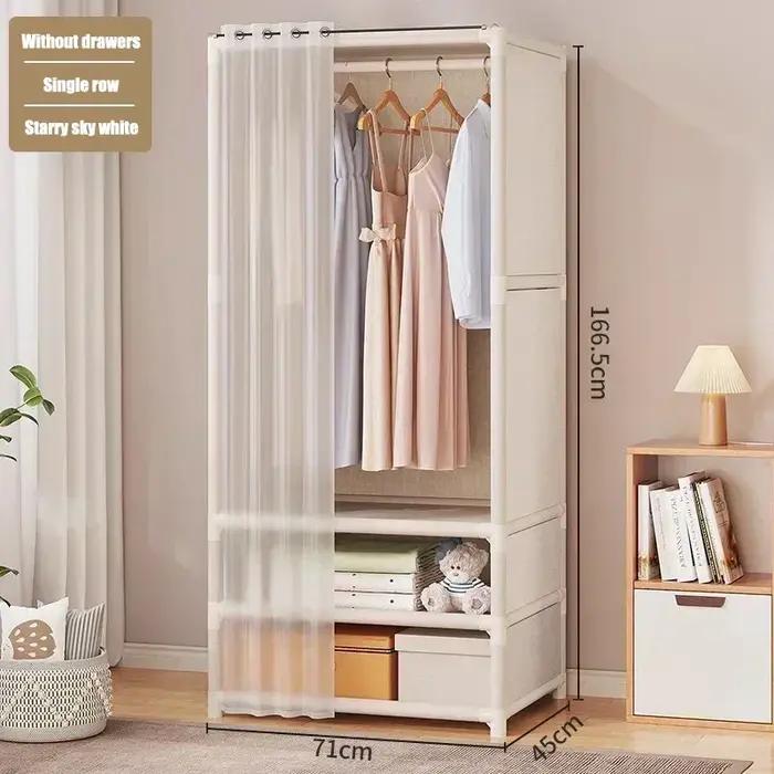 Armoire de Rangement en Tissu pour Chambre à Coucher