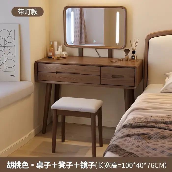 Table de toilette de luxe moderne pour chambre à coucher avec tiroirs de rangement