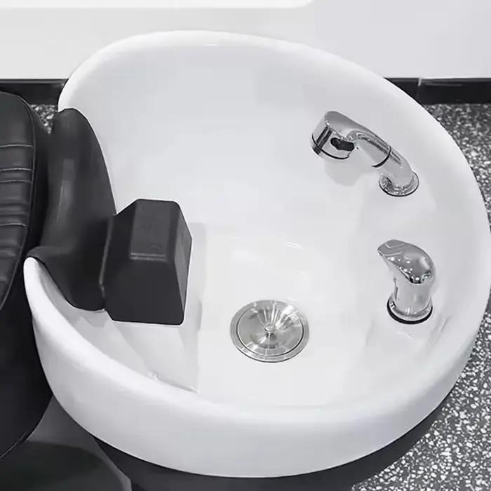 Tête nordique Simple Spa luxe confortable moderne DelicacyShampoo lit personnalisé mode Cadeira De Barbearia meubles De Salon