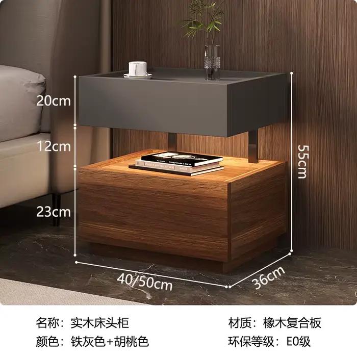 Table de chevet européenne Simple, rangement classique, Table de nuit de luxe tendance, moderne, Pre