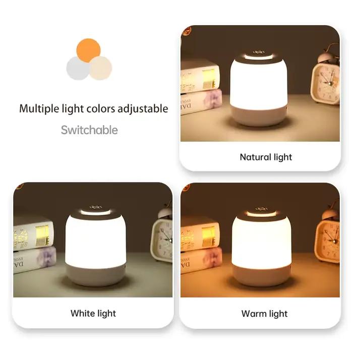 LED veilleuse lampe tactile lampe de Table lampe de chevet lampe de chambre avec capteur tactile lampe de bureau Portable lumière pour enfants cadeaux LED