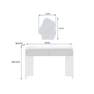 Coiffeuse en dalle de roche brillante de haute qualité, coiffeuse moderne minimaliste en acrylique,