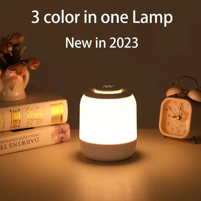 LED veilleuse lampe tactile lampe de Table lampe de chevet lampe de chambre avec capteur tactile lampe de bureau Portable lumière pour enfants cadeaux LED
