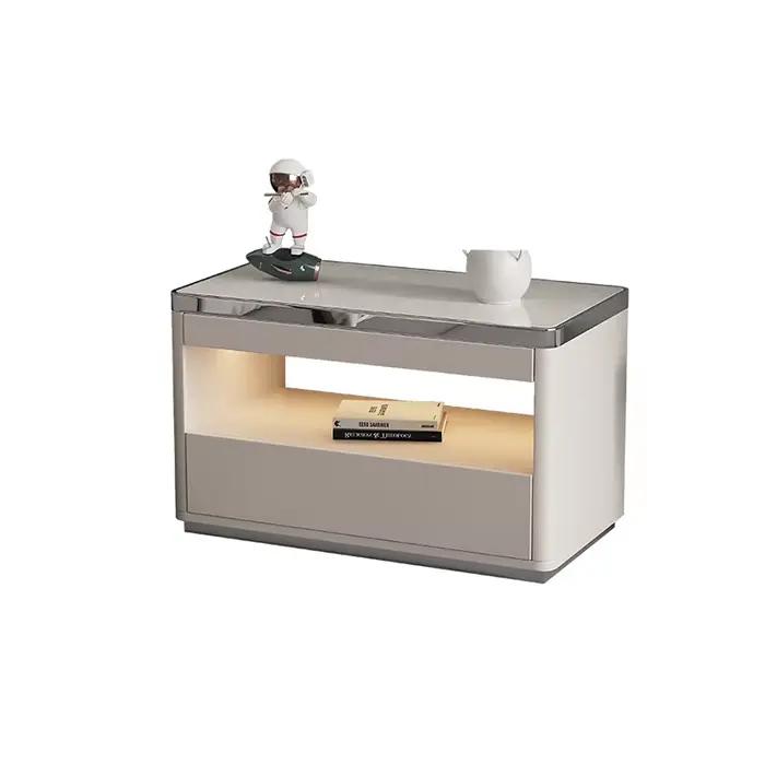 Table De chevet De luxe italienne à la mode, rangement moderne, Tables De chevet simples, qualité délicate, meubles De chambre à coucher