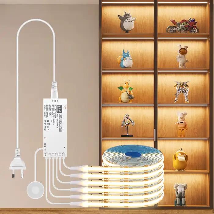 Sous armoire Collection affichage COB LED bande lumineuse bibliothèque