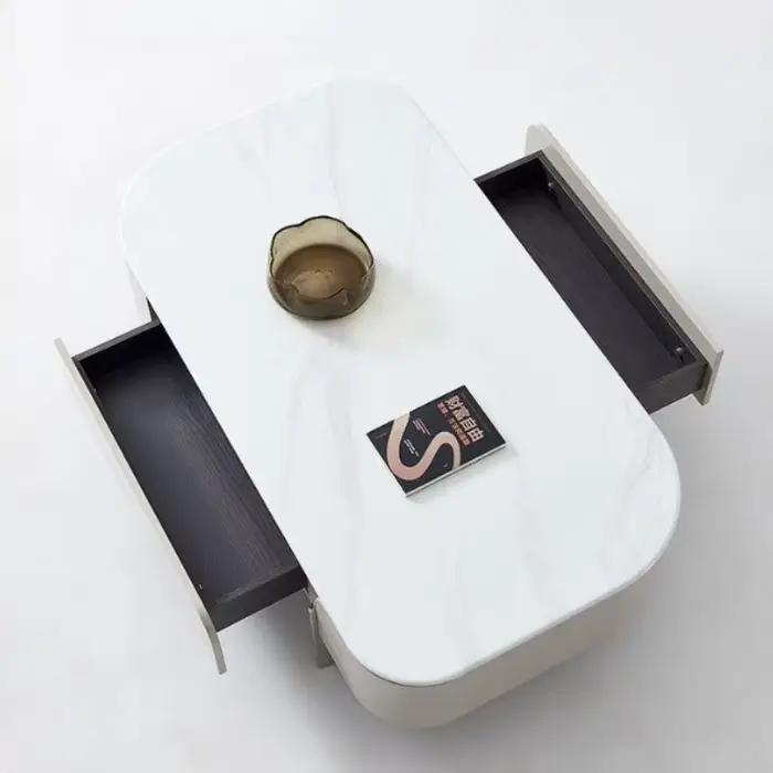 Table basse italienne avec tiroirs de rangement