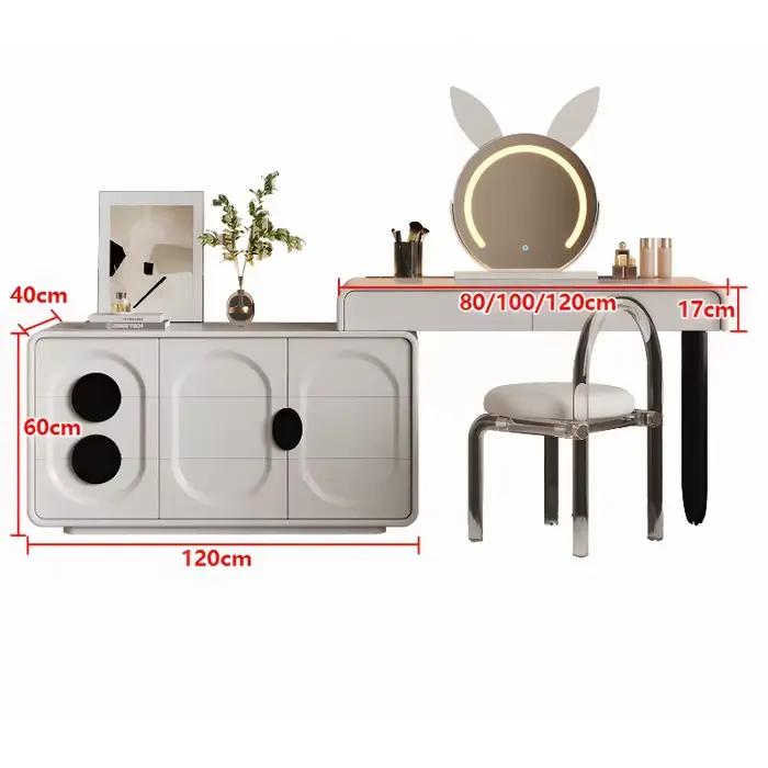 Organisateur conteneurs coiffeuse princesse fleurs bureau