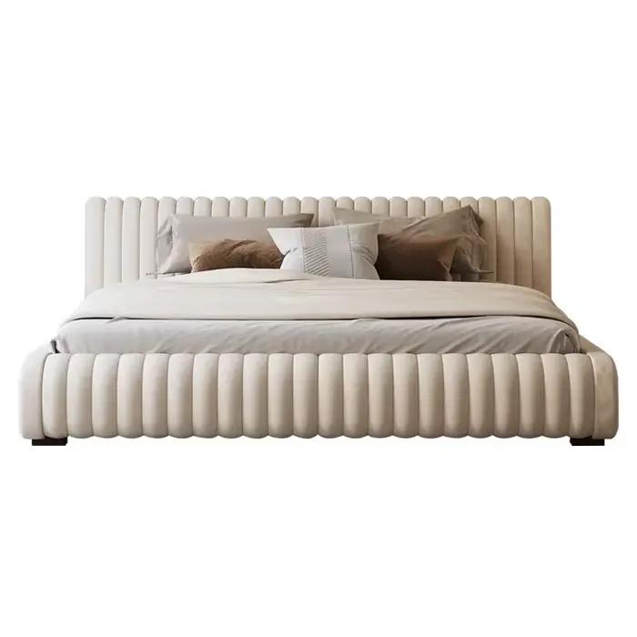 Lits et cadres de lit modernes de luxe 180x200cm 150x200cm, cadres de lit Queen et King Size, mobilier complet avec tête de lit Tatami