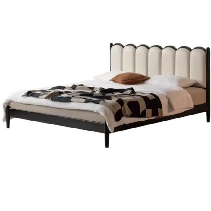 Lits Double esthétiques chambre à coucher tête De lit moderne