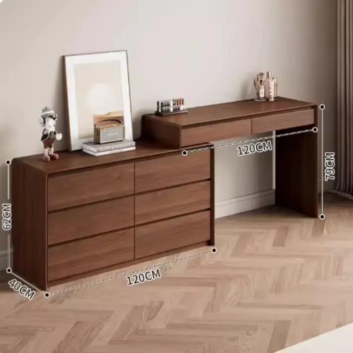 Coiffeuse moderne minimaliste en bois