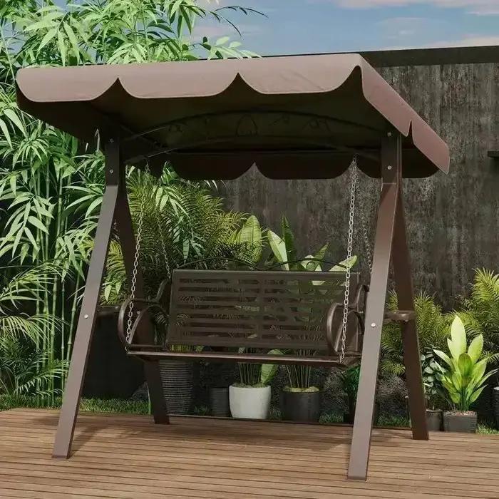 Fauteuil suspendu double pour jardin
