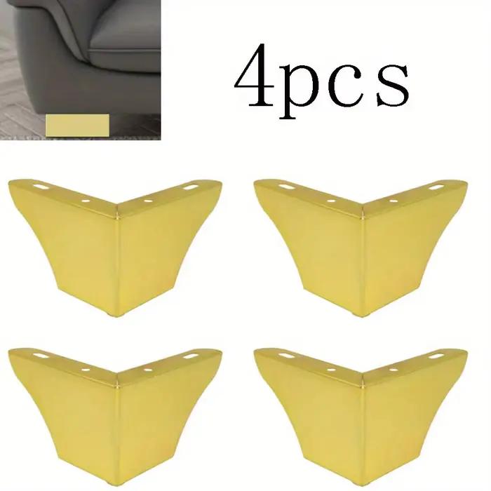 4 pièces Pack pieds de meubles pieds de meubles minimalistes pieds de canapé en métal remplacement c