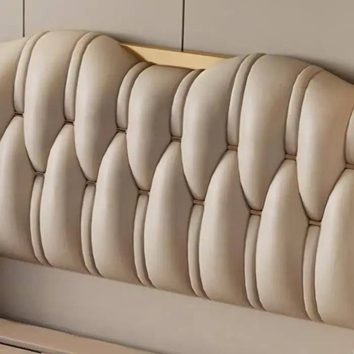 150x200 180x200 200x220 Cm chambre lits cadre meubles de luxe léger