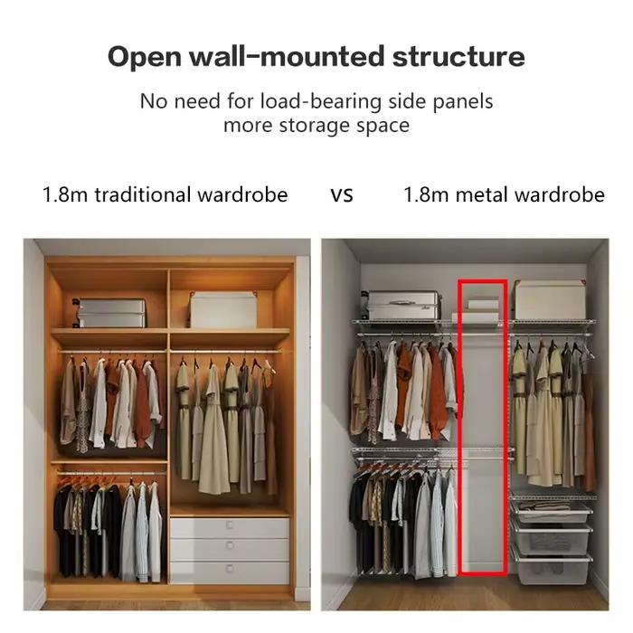Armoire de rangement pour chambre à coucher