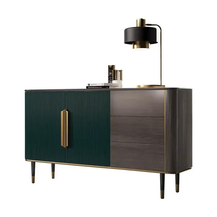 Meuble d'appoint moderne de luxe léger pour entrée de hall