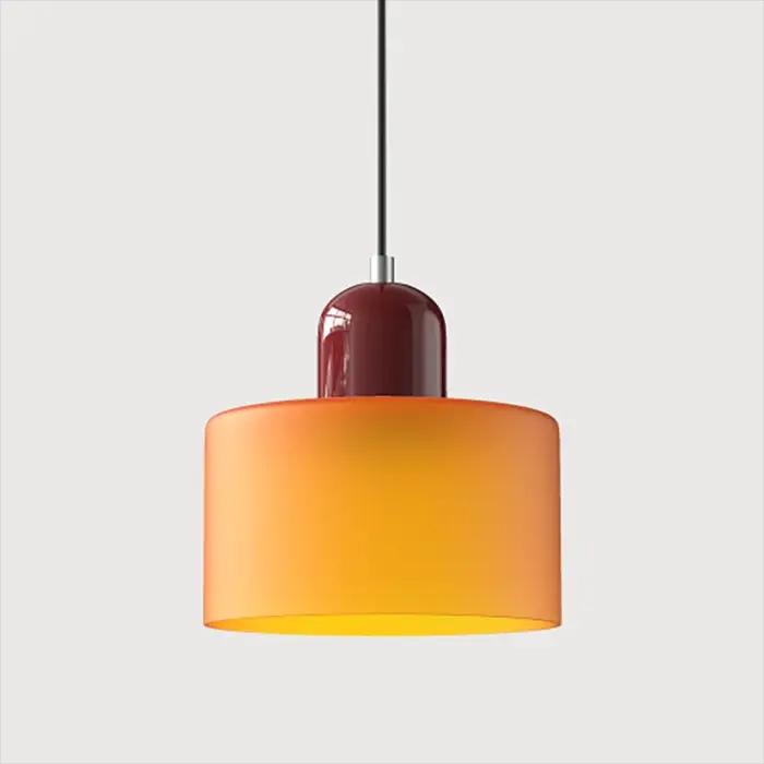 Lustre en verre nordique moderne pour chambre à coucher