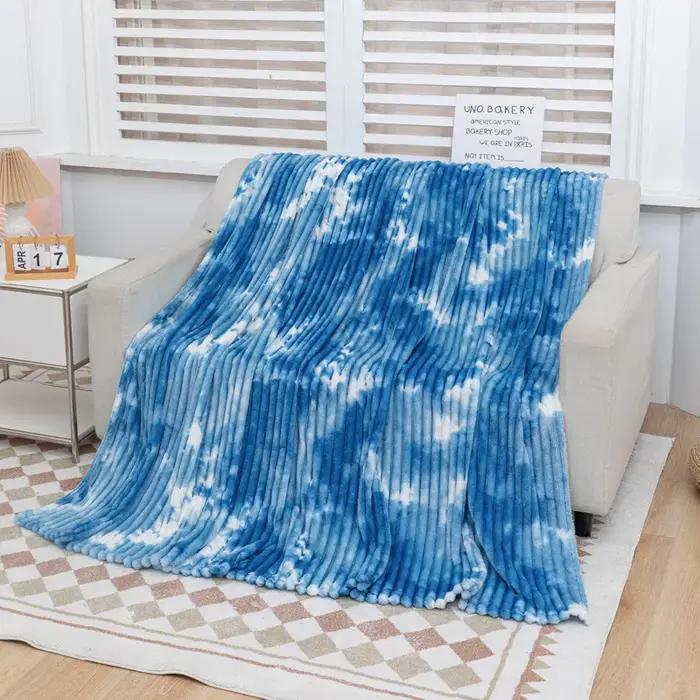 Couverture de lit en fourrure ultra moelleuse et douce pour adulte plaid confortable pour chambre à coucher en plusieurs tailles et couleurs