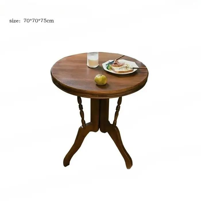 Tables basses d'art en bois sculpté rétro
