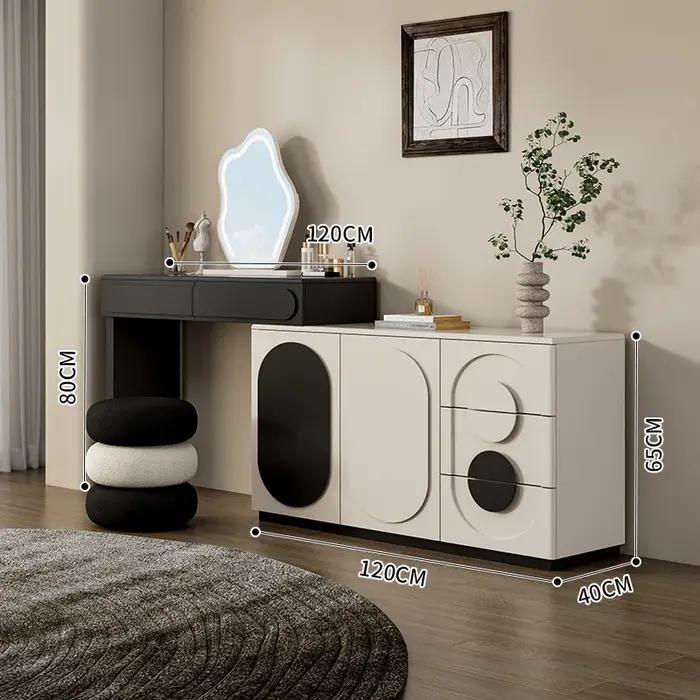 Table de toilette avec rangement