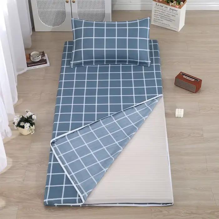 Couvre-lit simple imprimé 120x200cm, drap de lit 1 pièce pour lit simple, Textile de maison, draps p