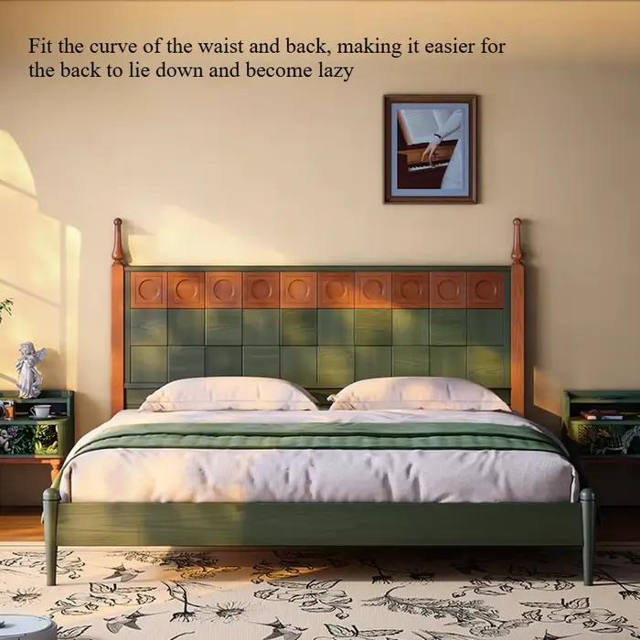 Tête de lit esthétique 180x200cm en bois massif
