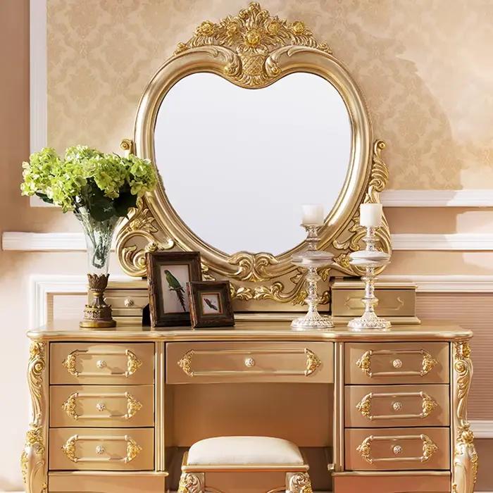Commode européenne moderne, chambre à coucher pour fille, grande coiffeuse blanche de luxe, maquillage, salon, meubles Comoda Pra Quarto