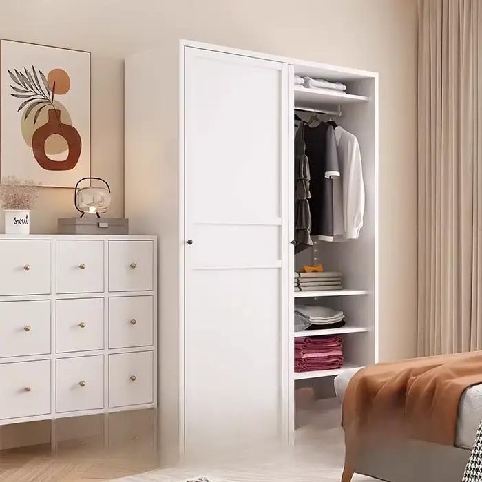 Armoire De rangement pour vêtements blancs
