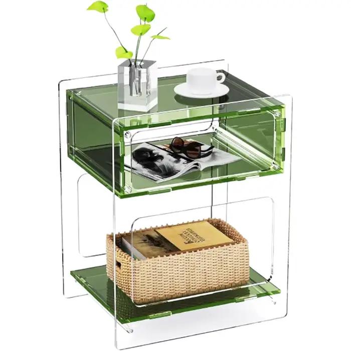 Table d'appoint en acrylique pour salon