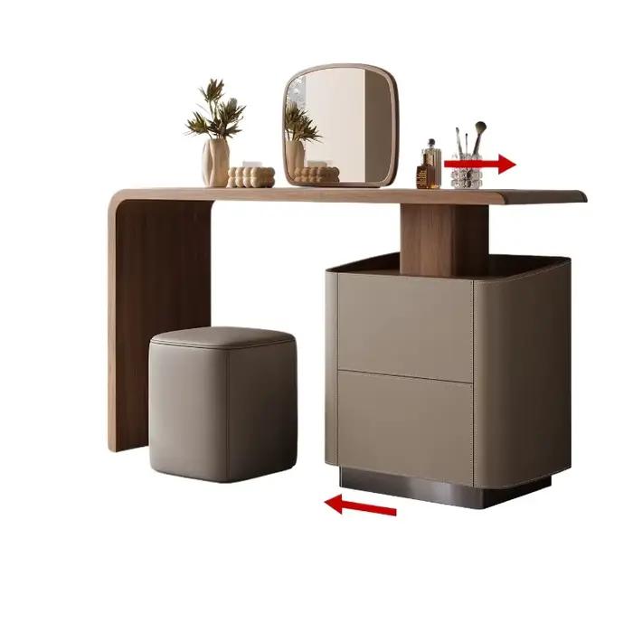 Coiffeuse en bois moderne Design femmes vanité chambre coiffeuses bureaux d'ordinateur Muebles Para Maquillaje meubles de maison